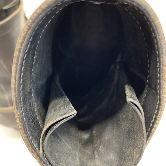 Vtg WHITE\'S Semi-Dress Boots/ QUABAUG Black LOGGER Men\'s Size US 11 C **THRASHED main image 8